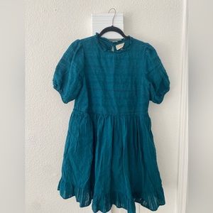 Universal Thread Puff Short Sleeve Eyelet Dress